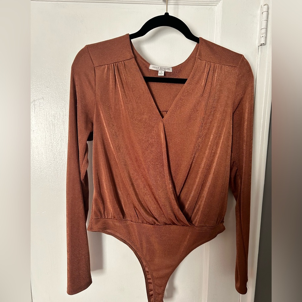 Bronze Long Sleeve Bodysuit